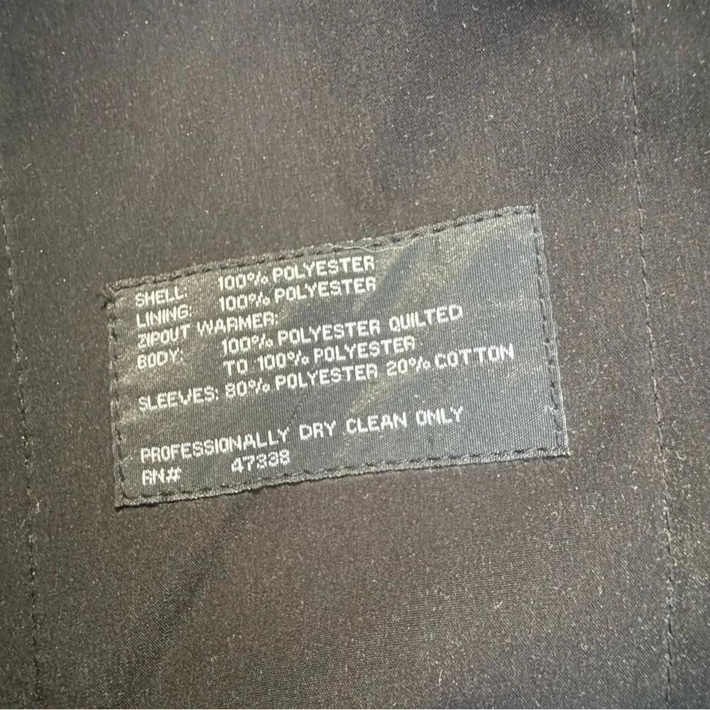 Kenneth Cole Water Repellent Trench Coat with Removable Lining, Black, Large